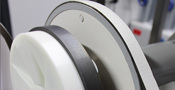 Thorough polymer coating inside of the grinding chamber